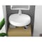 Castello Usa Rosaria Porcelain Wall Mounted Sink - Matte White CB-RC-WM-P-WHT-M - alternate 7